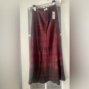 Long multi colored skirt